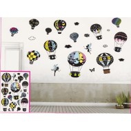 Sticker decorativ 5D Baloane colorate Sticker decorativ 5D Baloane colorate