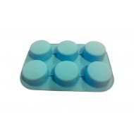 Forma din silicon pentru amandine, 6 cavitati, 78COF