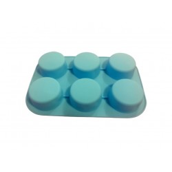 Forma din silicon pentru amandine, 6 cavitati, 78COF