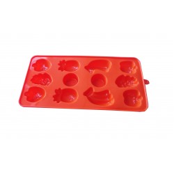 Forma din silicon pentru bomboane, gheata, model Legume, 25D
