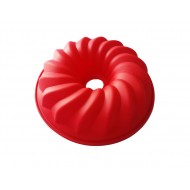 Forma din silicon pentru chec, cozonac pane, model Tornado, 28DX