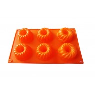 Forma din silicon pentru prajituri, model Tornado, 21DX