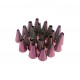 Set 23 duiuri ornat din inox cu adaptor inclus, 3 cm, Rose, 83COF