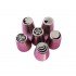 Set 6 duiuri ornat din inox, Rose, 57COF