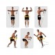 Sistem de antrenament fitness cu corzi extensibile, Power 100% Latex, JT003