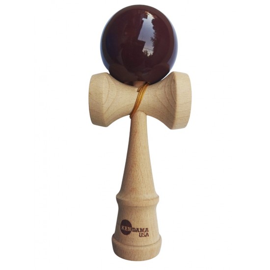 Kendama profesionala, Bila din lemn + Sticker pentru telefon, 122KD Kendama profesionala, Bila din lemn + Sticker pentru telefon, 122KD