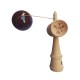 Kendama profesionala, Bila din lemn + Sticker pentru telefon, 122KD