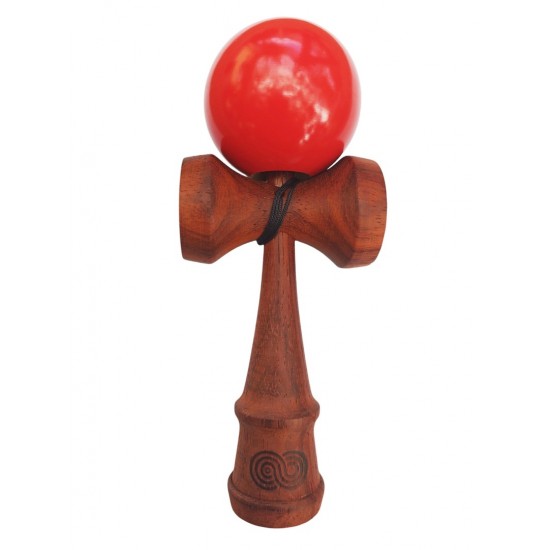Kendama din lemn natural, Bila lemn + Sticker pentru telefon, 146KD