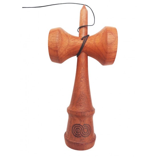 Kendama din lemn natural, Bila lemn + Sticker pentru telefon, 145KD