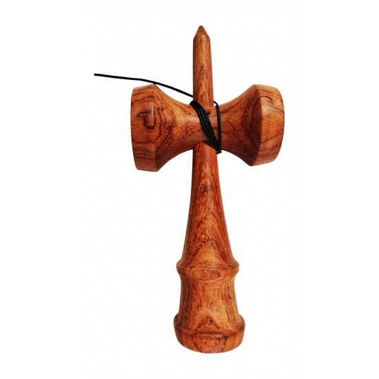 Kendama din lemn natural, Bila lemn + Sticker Waterproof USA pentru telefon, 161KD