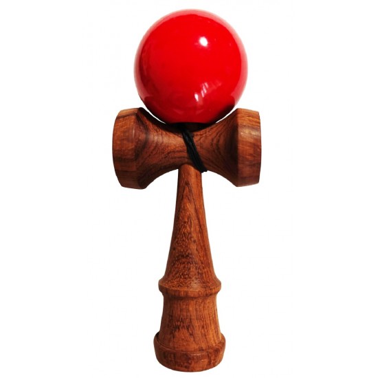 Kendama din lemn natural, Bila lemn + Sticker Waterproof USA pentru telefon, 148KD