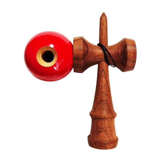 Kendama din lemn natural, Bila lemn + Sticker Waterproof USA pentru telefon, 148KD