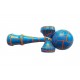Kendama profesionala, Albastru/Portocaliu, 14KD