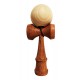 Kendama din lemn natural, Bila lemn + Sticker Waterproof USA pentru telefon, 153KD