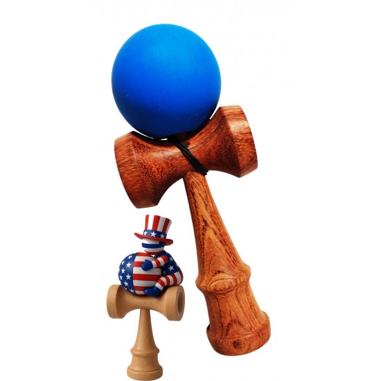 Kendama din lemn natural, Bila silicon mat+ Sticker Waterproof USA pentru telefon, 158KD