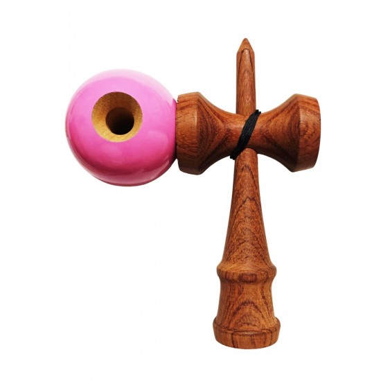 Kendama din lemn natural, Bila lemn + Sticker Waterproof USA pentru telefon, 161KD