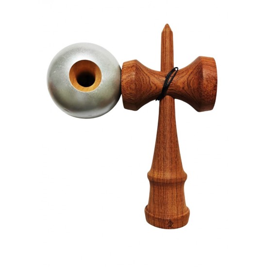 Kendama din lemn natural, Bila lemn + Sticker Waterproof USA pentru telefon, 167KD