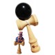 Kendama din lemn natural, Bila lemn + Sticker Waterproof USA pentru telefon, 170KD