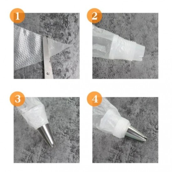 Set 100 de posuri, plastic, 24 cm, 299COF Set 100 de posuri, plastic, 24 cm, 299COF