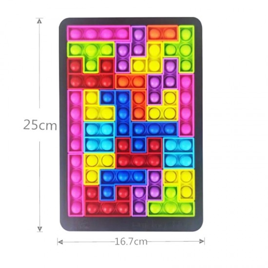 Puzzle Push Pop , Jucarie antistres pentru copii, 26 piese, 26 cm, 22200147