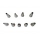 Set 9 duiuri ornat din inox, 3.2x1.8 cm, 446COF