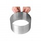 Forma pentru torturi, rotunda reglabila 16-30 cm, Inaltime 8,8 cm, Inox, 461COF