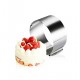 Forma pentru torturi, rotunda reglabila 16-30 cm, Inaltime 8,8 cm, Inox, 461COF