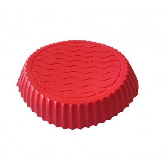 Forma silicon pentru Tarte sau placinta, Rosu, 20 cm, 471COF