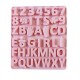 Forma silicon cu Cifre, Litere, Piciorus, Manuta, Biberon, Dinozaur, Suzeta, Portocaliu, 21 cm, 492COF