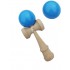 Kendama profesionala, Bila din lemn, Albastru lucios, 49KD
