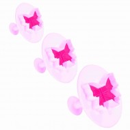 Set 3 forme decupatoare, Forma de Fluture, 5 cm, 507COF Set 3 forme decupatoare, Forma de Fluture, 5 cm, 507COF