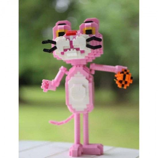 Set constructie Pantera Roz din micro caramizi, 820 piese, 511CUB