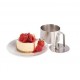 Forme prajituri inima, stea, floare, rotund cu pasator, pentru patiserie, bucatarie si plating, inox, 528COF