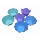 Forma din silicon pentru prajituri briose, model diverse, termorezistenta, 6 cavitati, 537COF