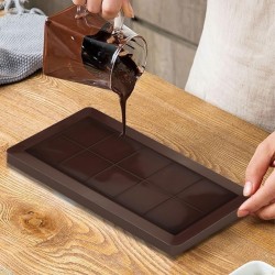 Tava silicon pentru ciocolata Dubai, rezistenta termic, 13x24.5 cm, 550COF Tava silicon pentru ciocolata Dubai, rezistenta termic, 13x24.5 cm, 550COF