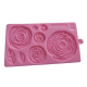 Matrita din silicon, trandafiri si frunze pentru fondant, ciocolata si pasta de zahar, 11 x 20 cm, 553COF