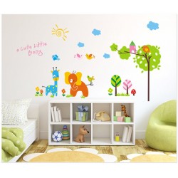 Sticker decorativ, Animale, 145 cm, 738STK