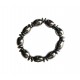 Bratara cu pietre Hematit,  Negru, BR65
