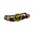 Bratara din piele ecologica, Model Cruce, Negru, BR32