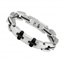 Bratara din otel inoxidabil, Grad chirurgical 316L, Cross, A4S1899