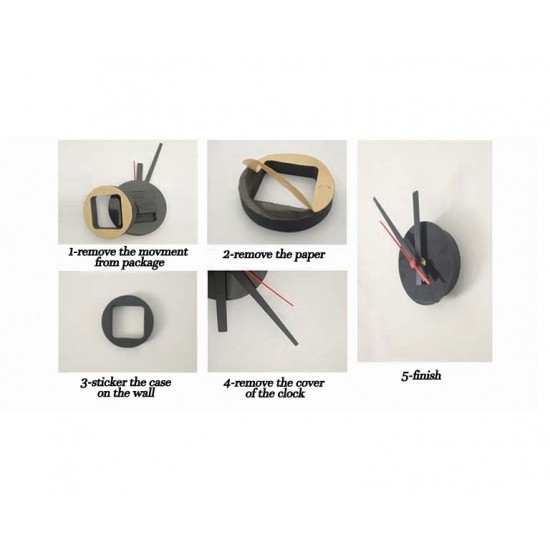 Ceas decorativ de perete, Big Ben, Ceas cu Autocolant, 90 cm, CD882