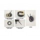 Ceas decorativ de perete, Big Ben, Ceas cu Autocolant, 90 cm, CD882