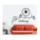 Ceas decorativ de perete, Fluturi, Ceas cu Autocolant, 55 cm, CD874