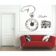 Ceas decorativ de perete, London, Ceas cu Autocolant, 50 cm, CD869