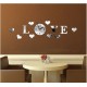 Ceas decorativ de perete, Love, Oglinda acrilica, 50 cm, LK-13 Ceas decorativ de perete, Love, Oglinda acrilica, 50 cm, LK-13