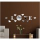 Ceas decorativ de perete, Love, Oglinda acrilica, 50 cm, LK-13 Ceas decorativ de perete, Love, Oglinda acrilica, 50 cm, LK-13
