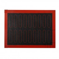 Covoras microforat pentru copt eclere, foaie antiaderenta, 40x30 cm, 18 Eclere, Maro, 397COF Covoras microforat pentru copt eclere, foaie antiaderenta, 40x30 cm, 18 Eclere, Maro, 397COF