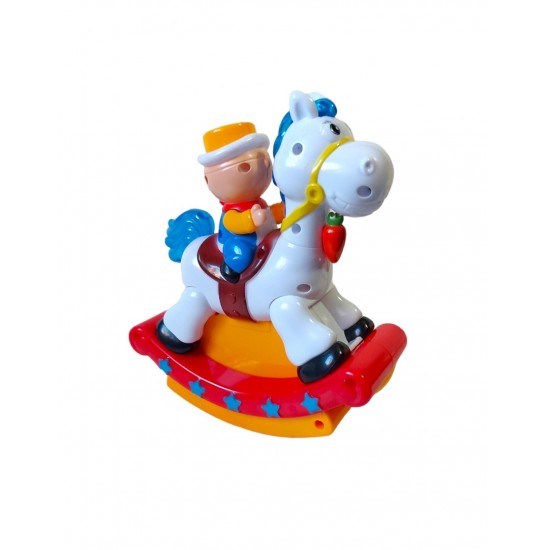 Cowboy pe cal, Balanseaza lumineaza si canta, Rosu, 17135SX