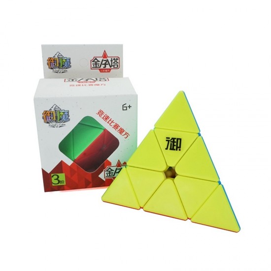 Cub Magic 3x3x3, KungFu Yumo Pyraminx, Stickerless, 344CUB-1