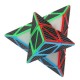 Cub Magic 3x3x3 Moyu MeiLong Pyraminx fibra de carbon, Black, 368CUB-1